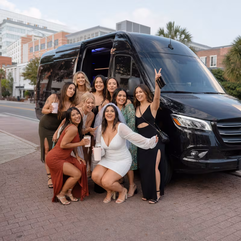 Tallahassee Bachelor & Bachelorette Transportation fleet vehicle