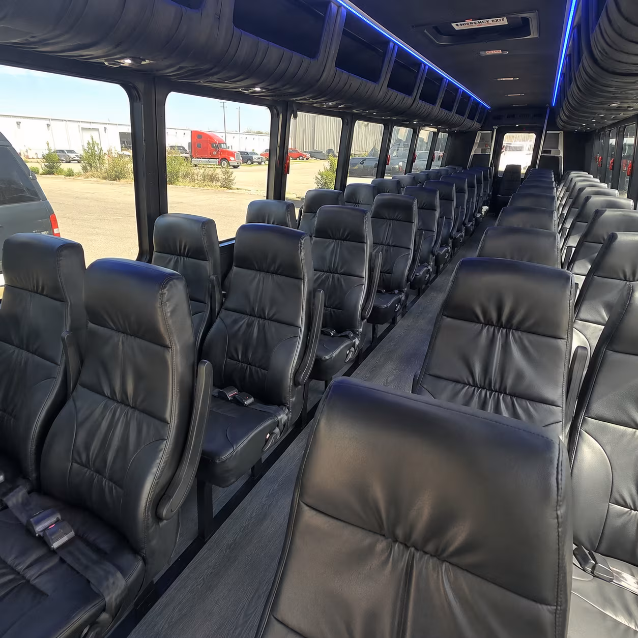Tallahassee Airport Shuttle & Transportation party bus exterior