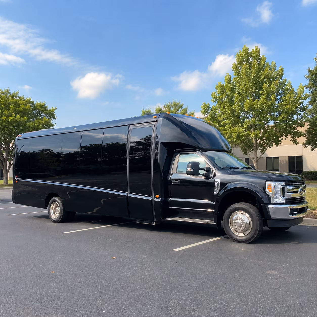 Tallahassee Airport Shuttle & Transportation party bus exterior