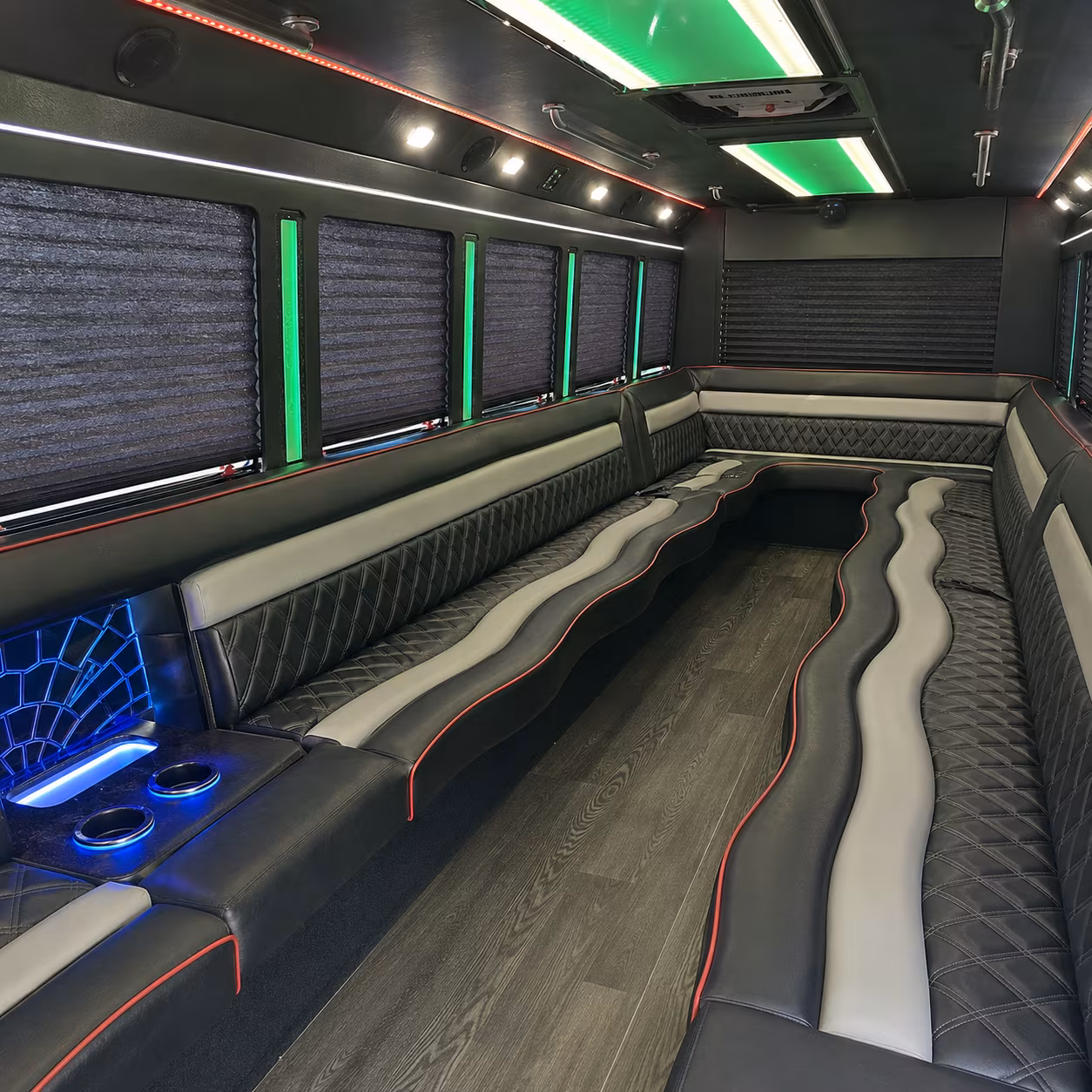 Tallahassee Bachelor & Bachelorette Transportation party bus exterior