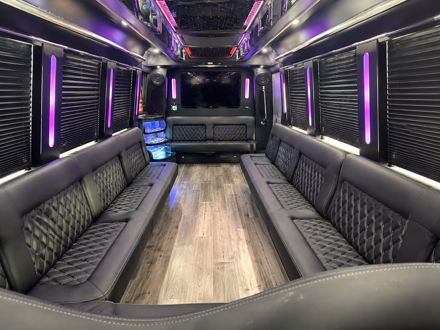Tallahassee Birthday, Sweet 16, & Quinceañera Transportation party bus exterior