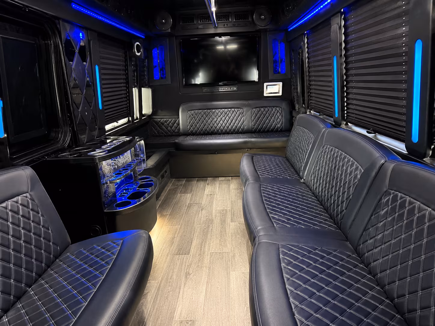 Tallahassee Concert & Music Festival Transportation party bus interior