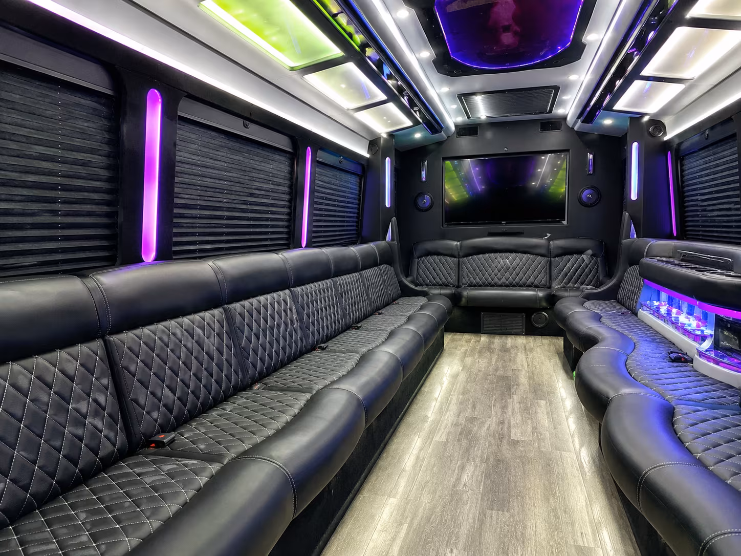 Tallahassee Private Event Transportation party bus exterior