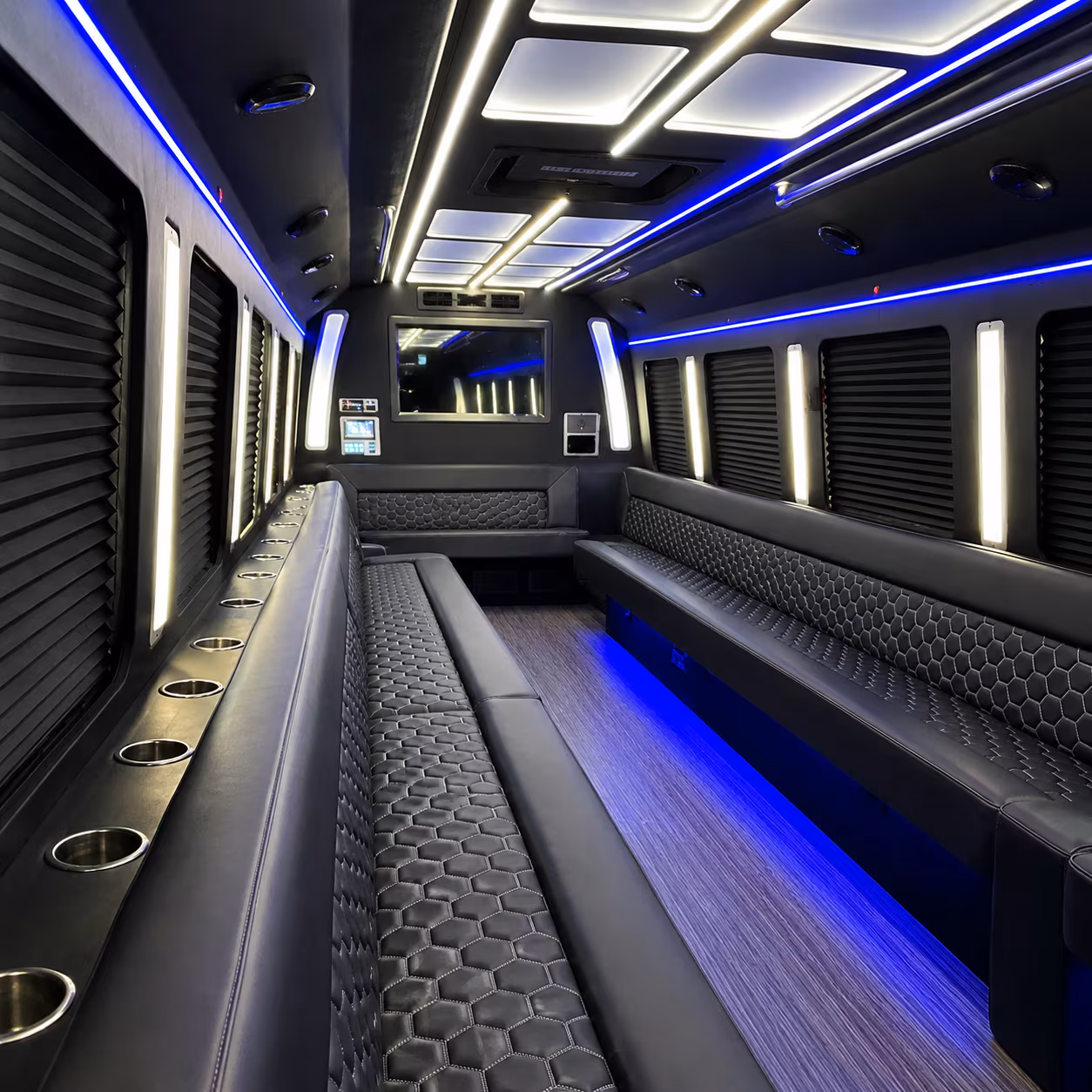 Tallahassee Private Event Transportation party bus exterior