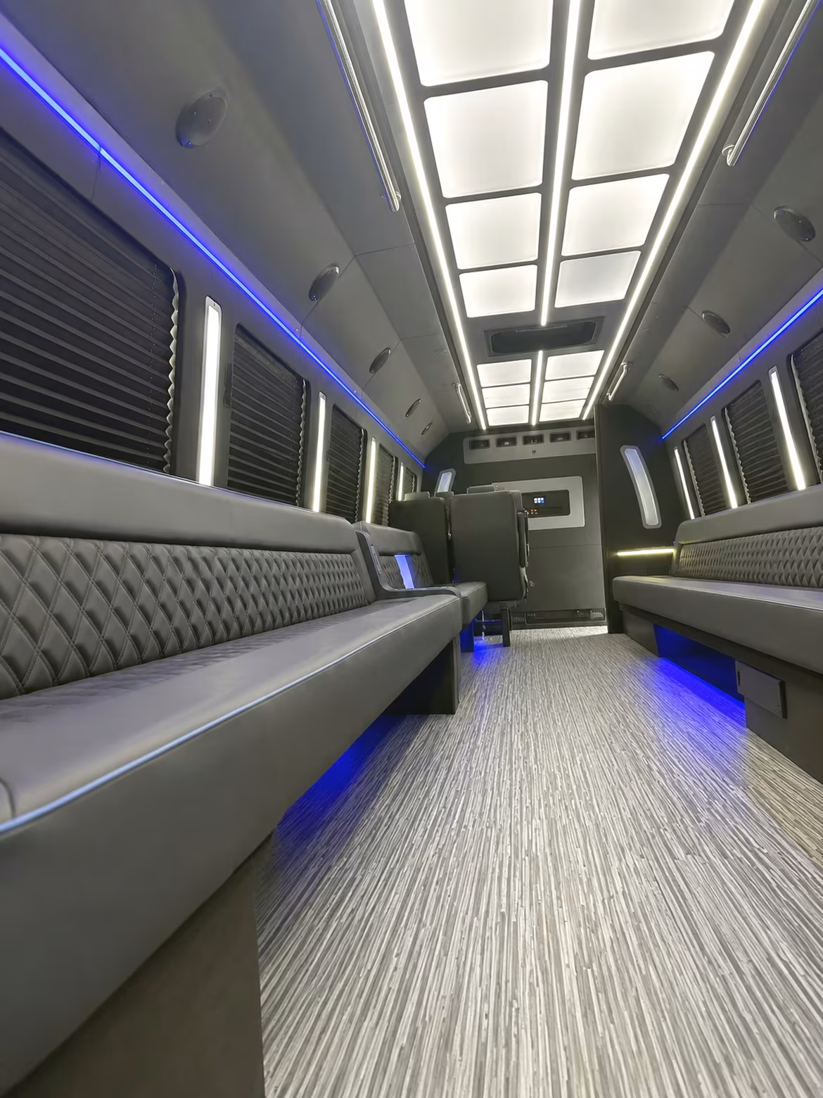 Tallahassee Private Event Transportation party bus interior