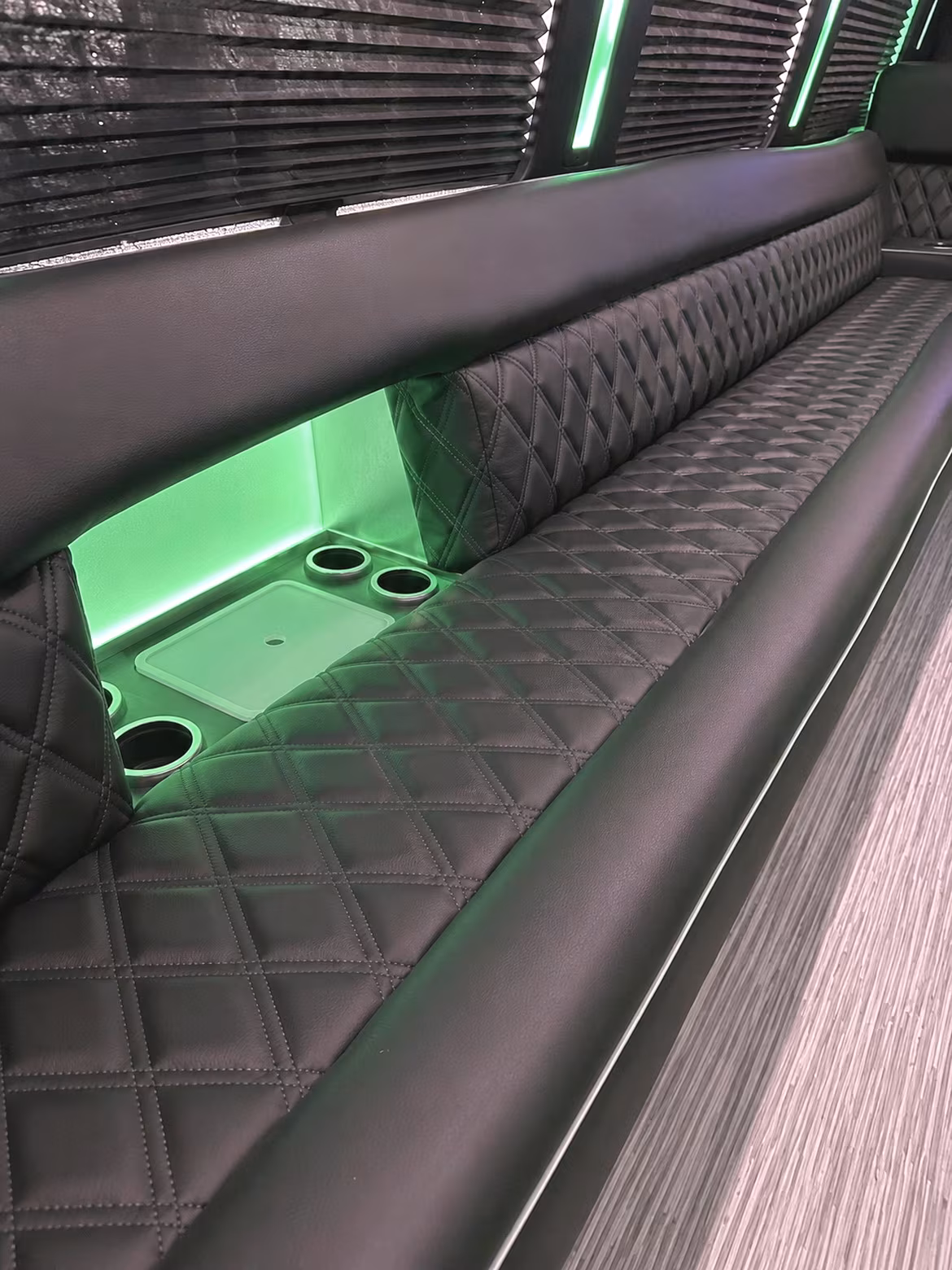 Tallahassee Prom & Homecoming Transportation party bus interior