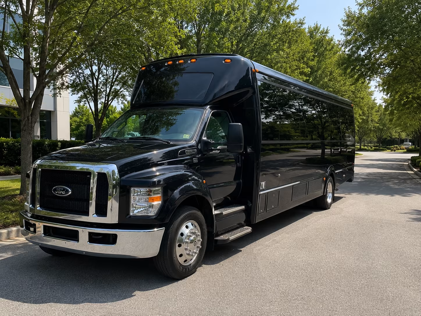 Tallahassee Sporting Event Transportation party bus exterior