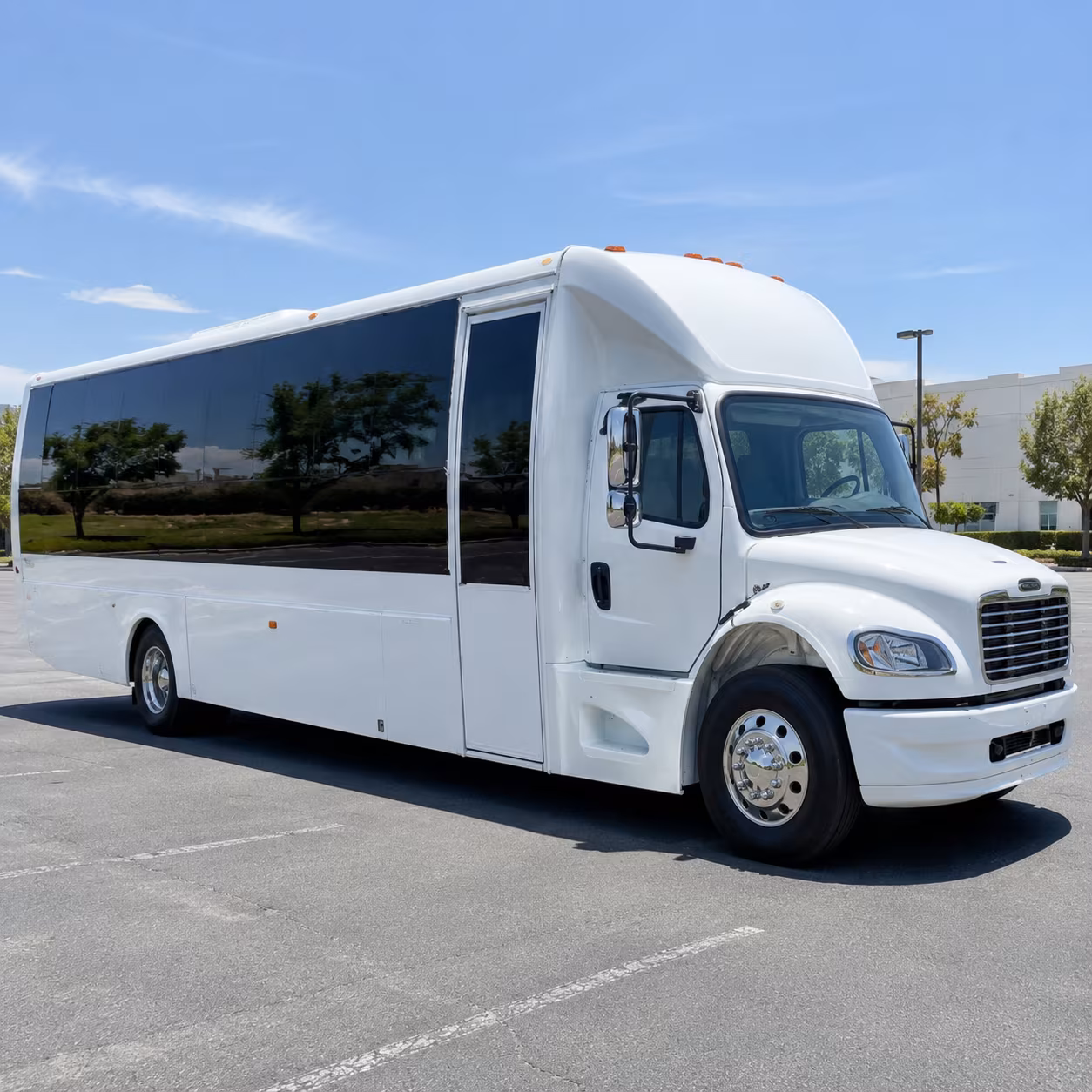 Tallahassee Wedding Transportation party bus exterior