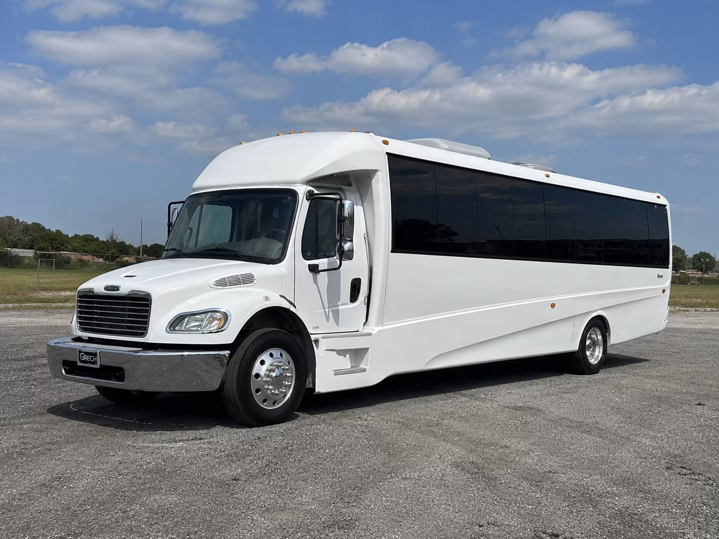 Tallahassee Wedding Transportation party bus exterior